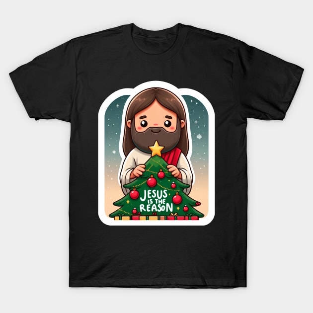 Jesus Is The Reason For The Season T-Shirt by Plushism